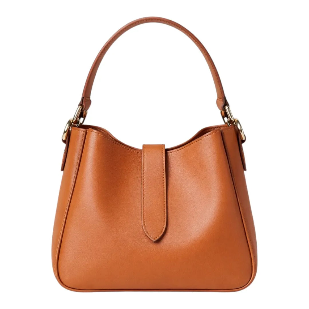 Yerix Premium Brown PU Leather Fashion Handbag