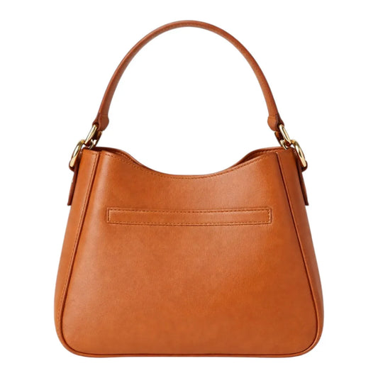 Yerix Premium Brown PU Leather Fashion Handbag