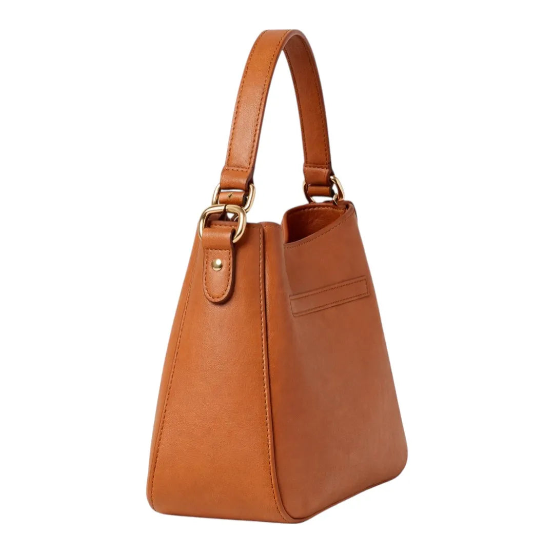 Yerix Premium Brown PU Leather Fashion Handbag